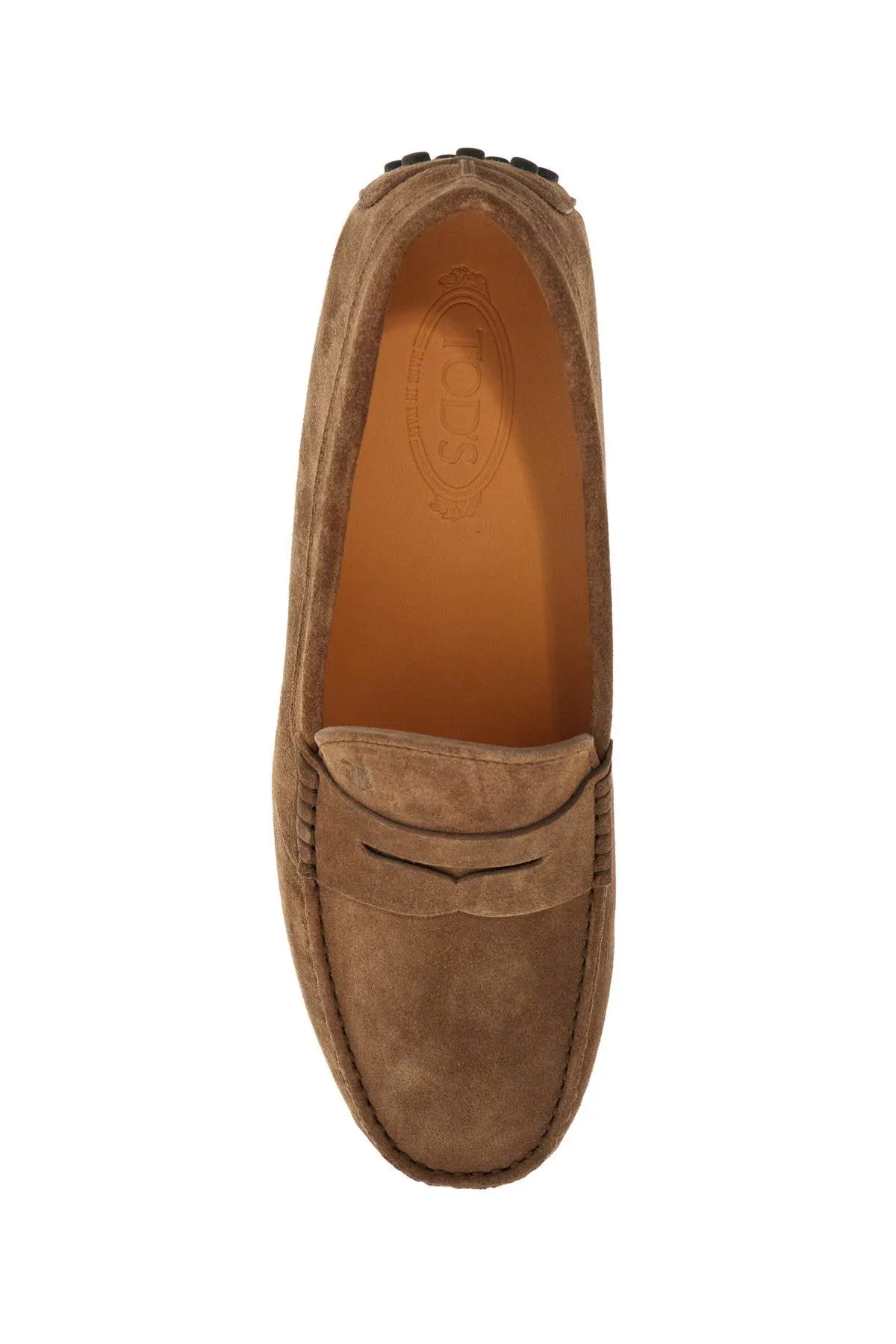 light walnut leather driving moccasin XXM22L00010RE0 NOCE CHIARO