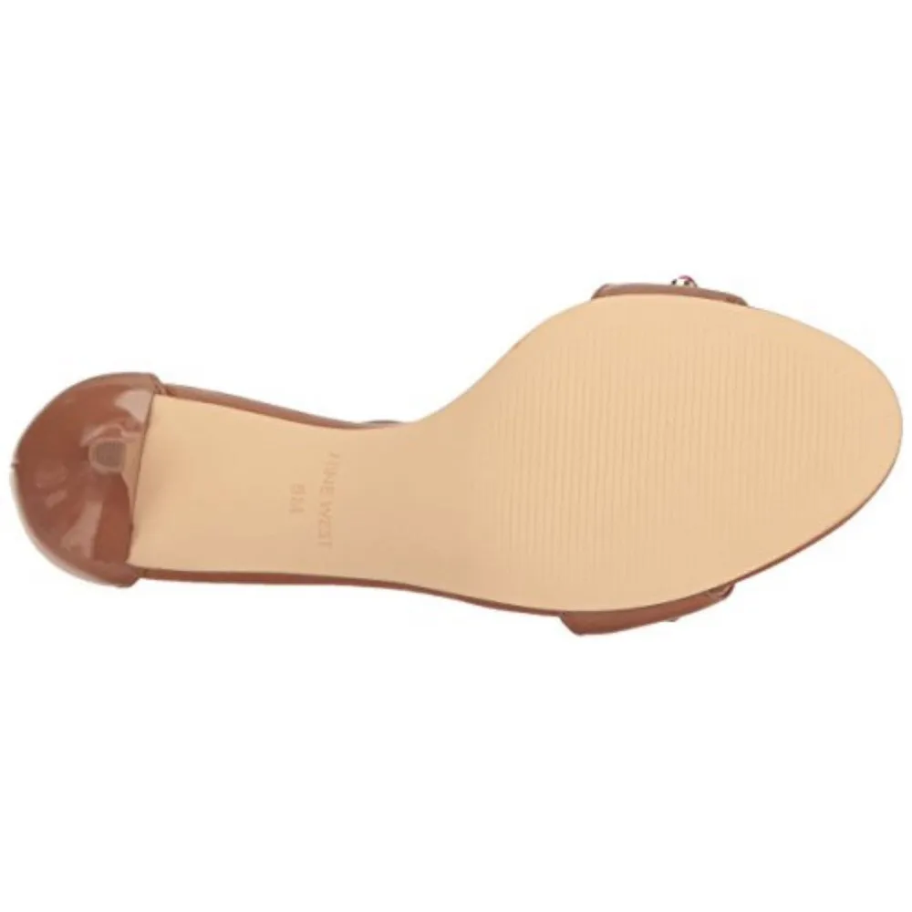 Lilac Dark Natural Nine West Sandal