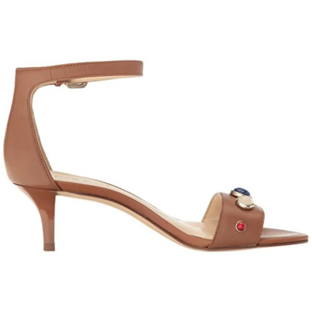 Lilac Dark Natural Nine West Sandal