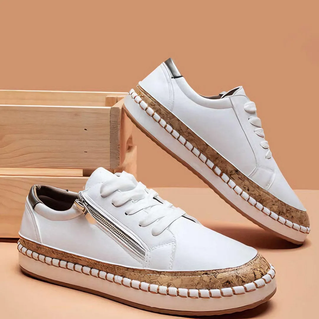 Lily Comfortable Floral Sneakers
