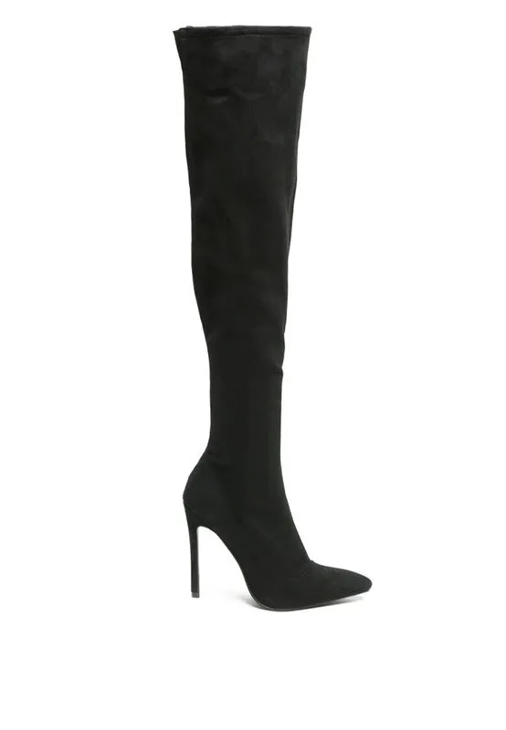 Madman Over-the-Knee Velvet Boots