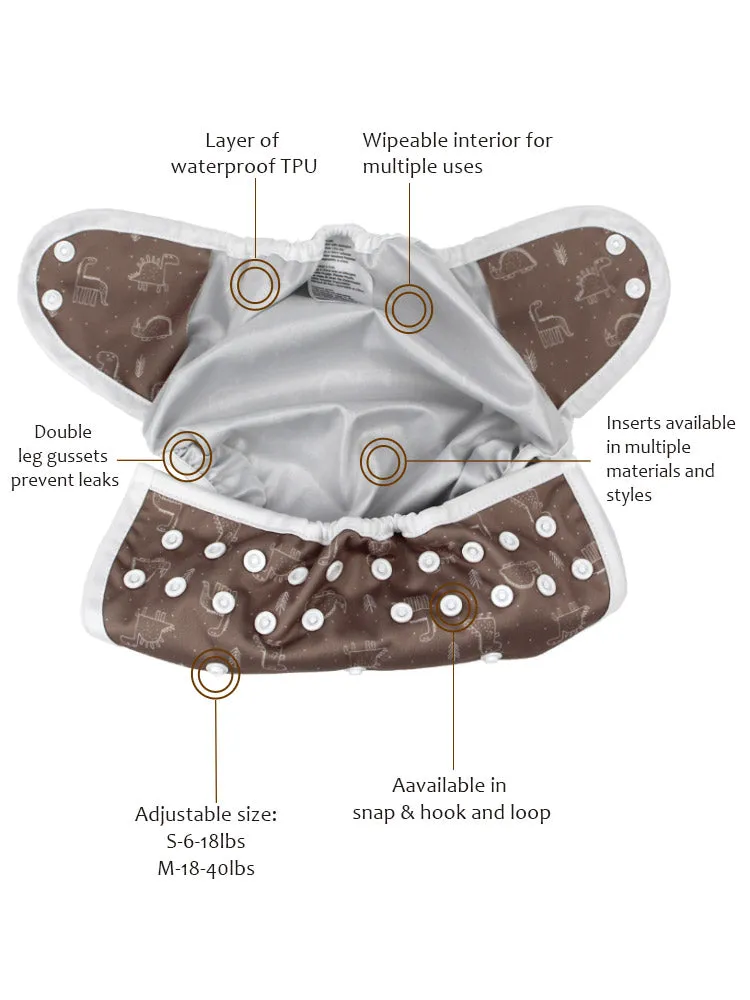 Mama Koala Cloth Diaper Cover - C2PD55902U - H&L Version