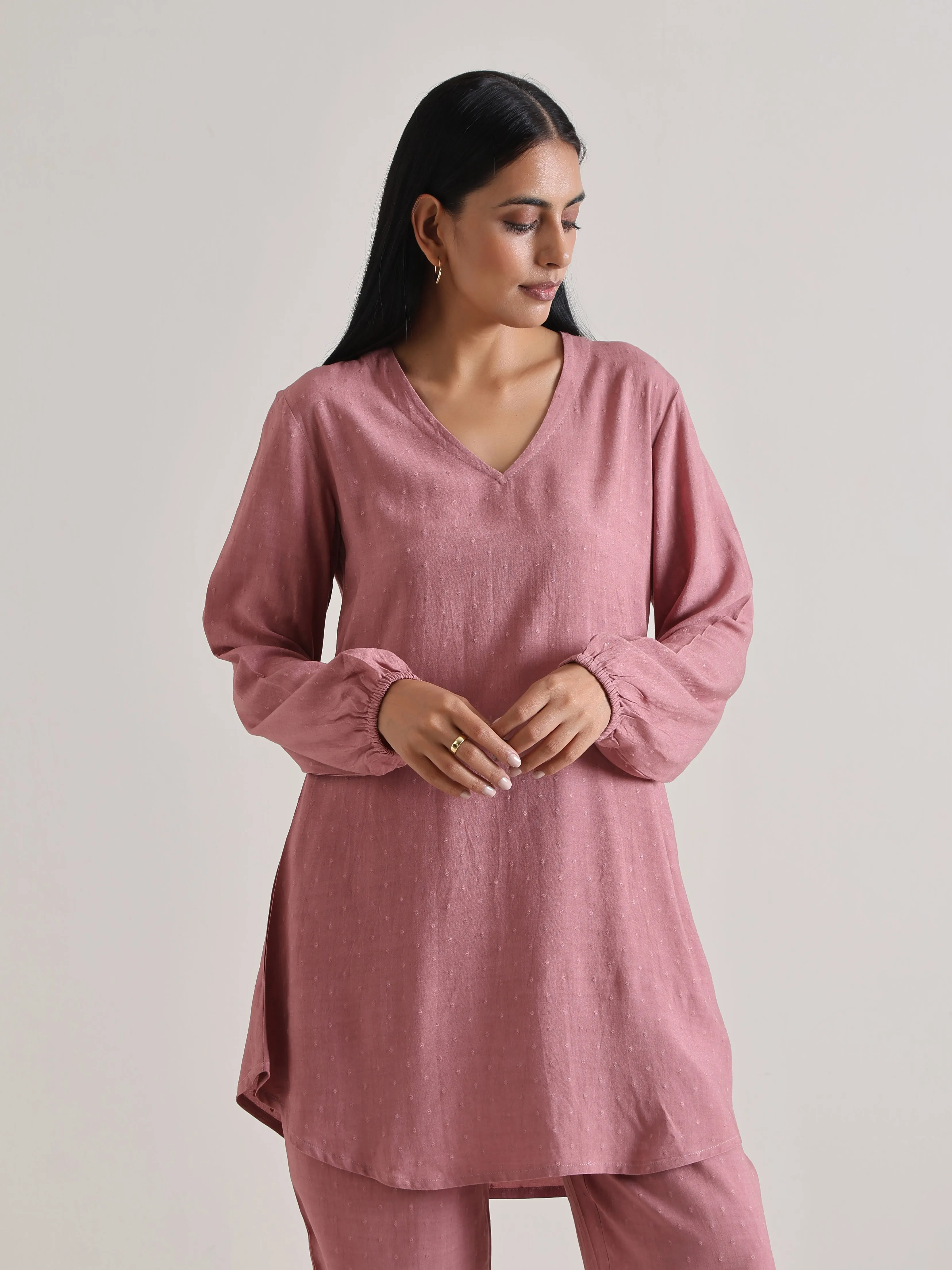 Mauve Short Co-Ord Set