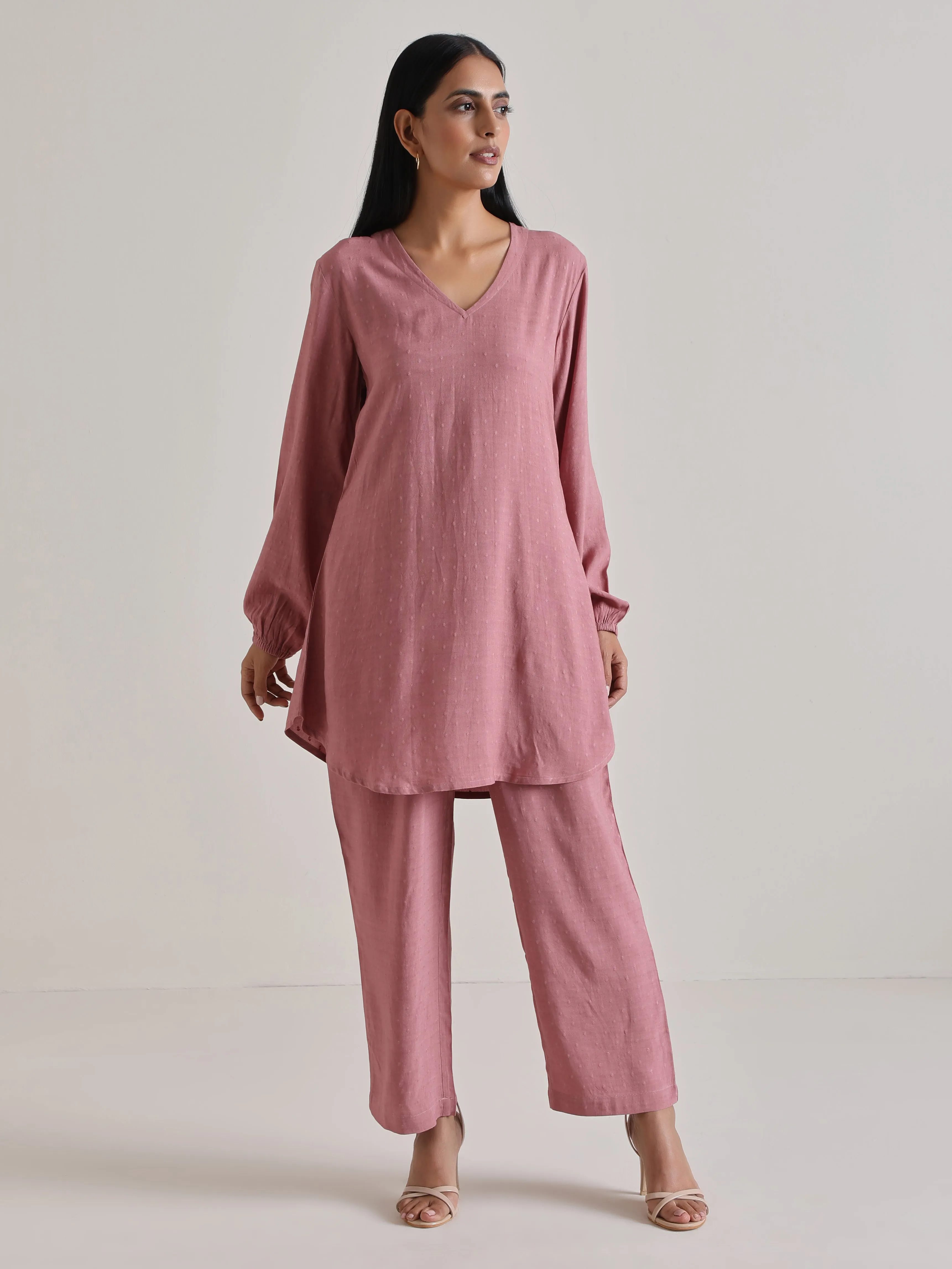 Mauve Short Co-Ord Set