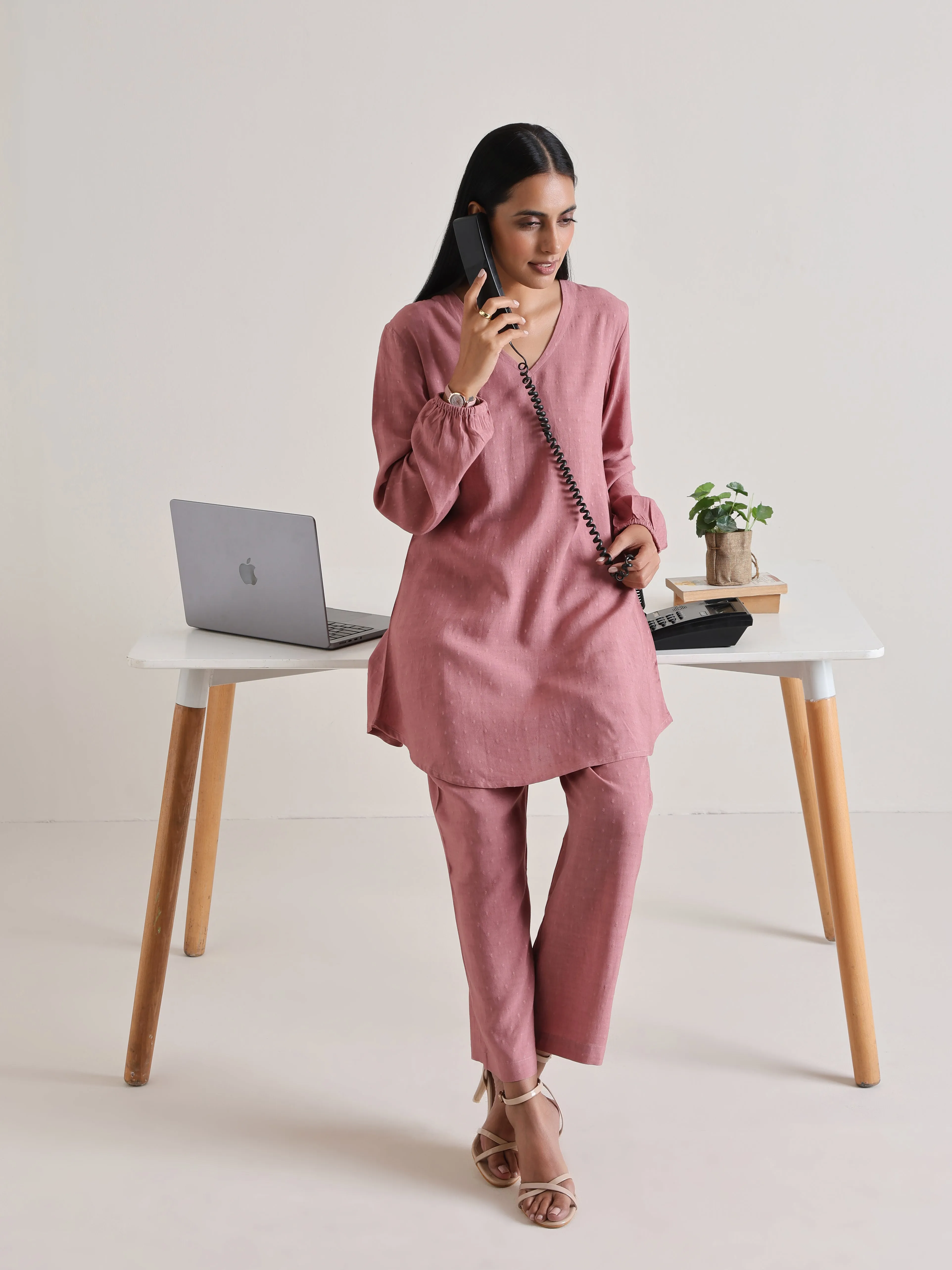 Mauve Short Co-Ord Set
