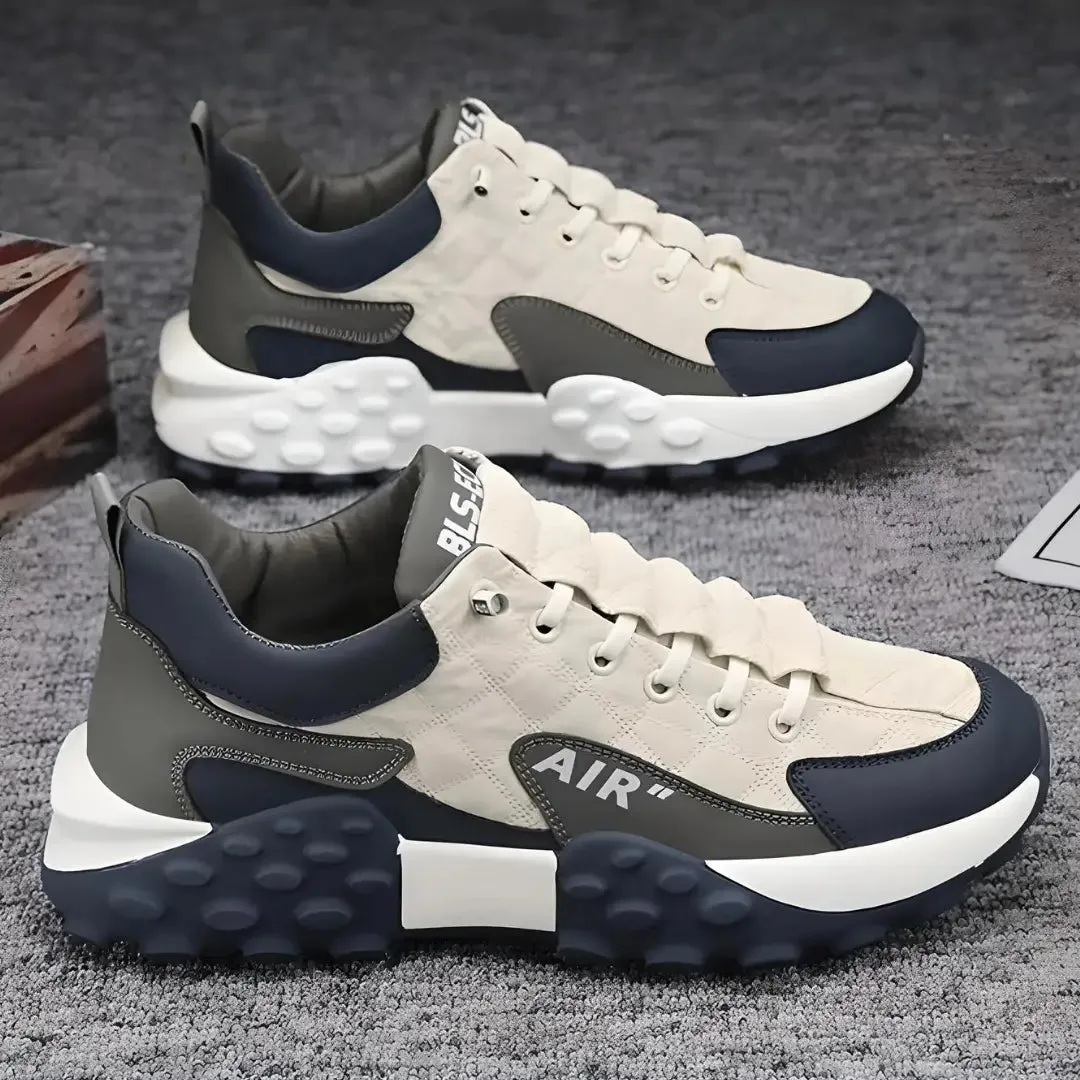 Men's Casual Shoes Thick Base Sneakers for Men White Color