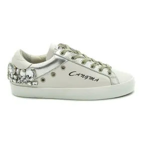 Men's Leather Sneakers With Rhinestones | Men's Flats | Plus Size