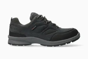 Mephisto All Rounder Men's Caletto-Tex Walking Shoes- Black/Eclipse
