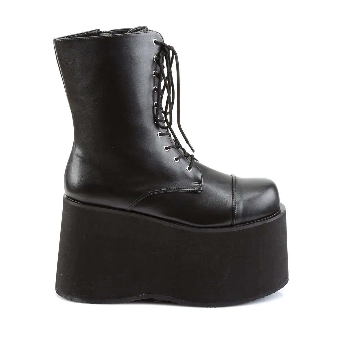 MONSTER-10 Fancy Dress Costume Funtasma Men's Boots Black Pu