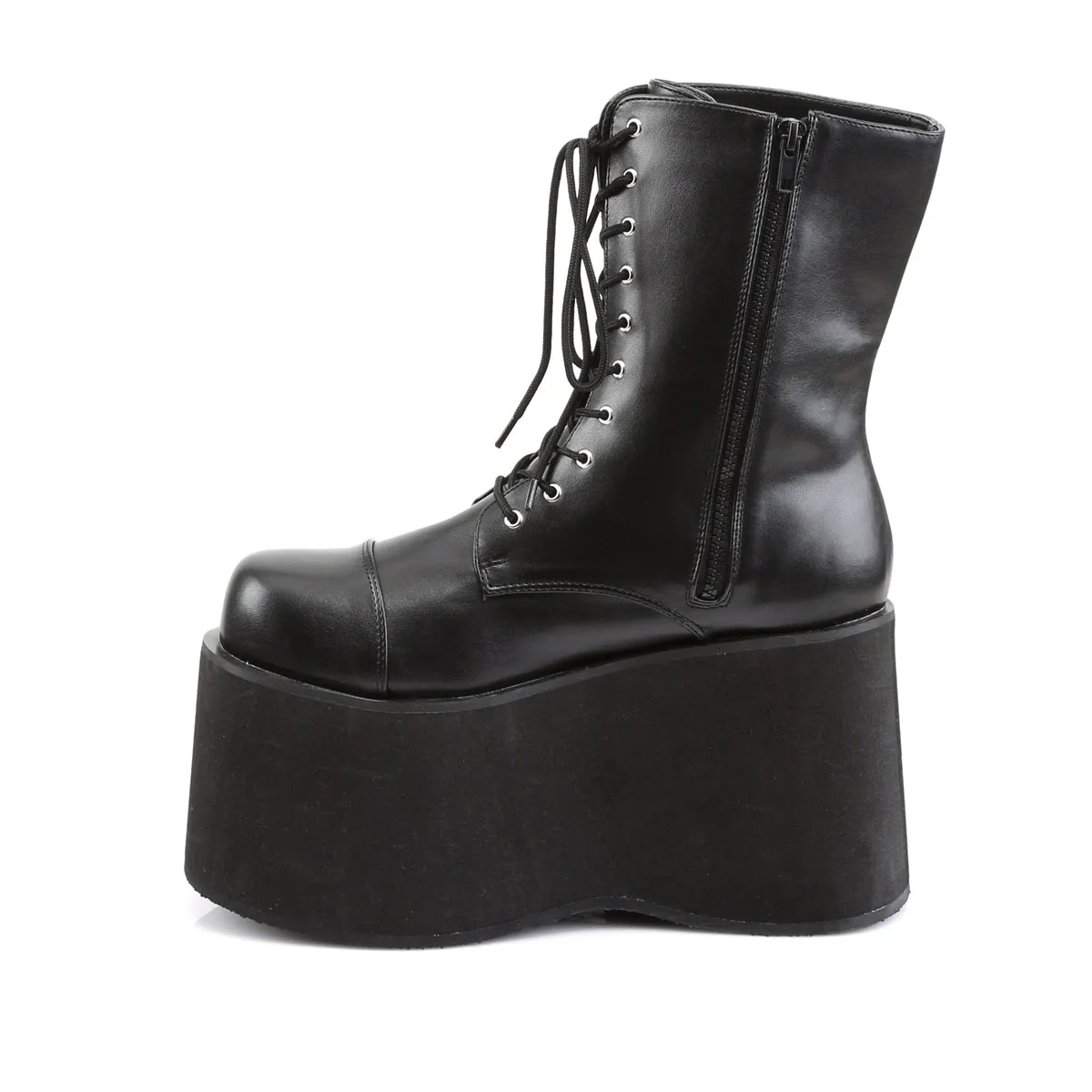 MONSTER-10 Fancy Dress Costume Funtasma Men's Boots Black Pu