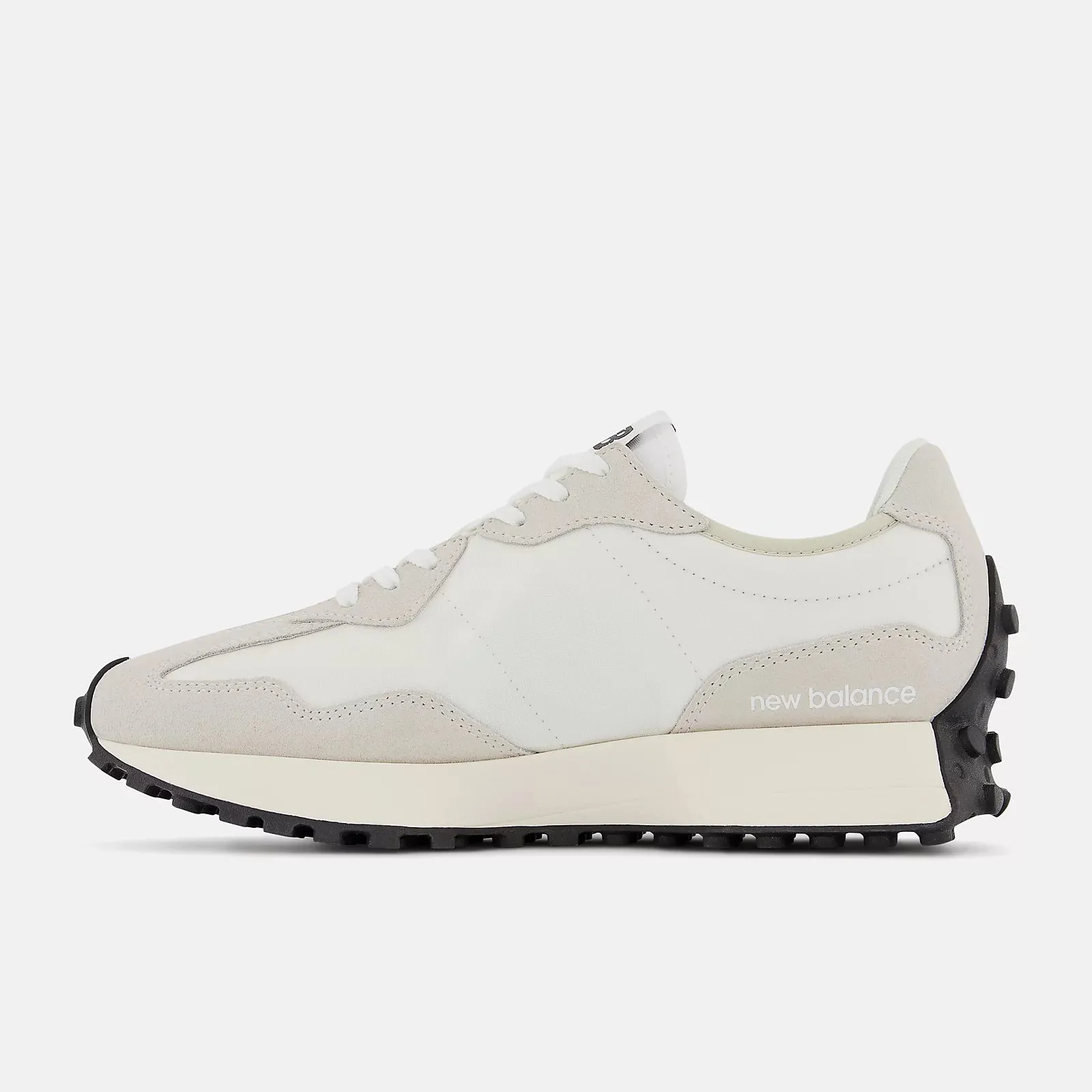New Balance Women's 327 Sneaker- White/Black