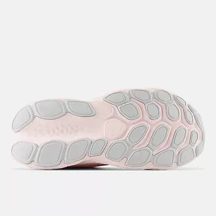New Balance Women's More Foam v4 Running Shoes- Grey/Pink