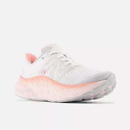 New Balance Women's More Foam v4 Running Shoes- Grey/Pink