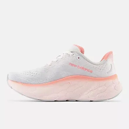 New Balance Women's More Foam v4 Running Shoes- Grey/Pink