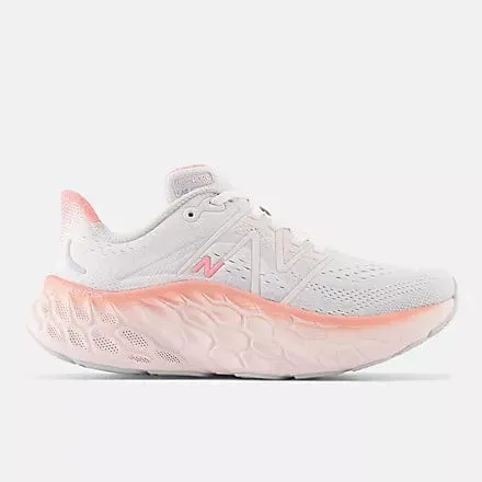 New Balance Women's More Foam v4 Running Shoes- Grey/Pink