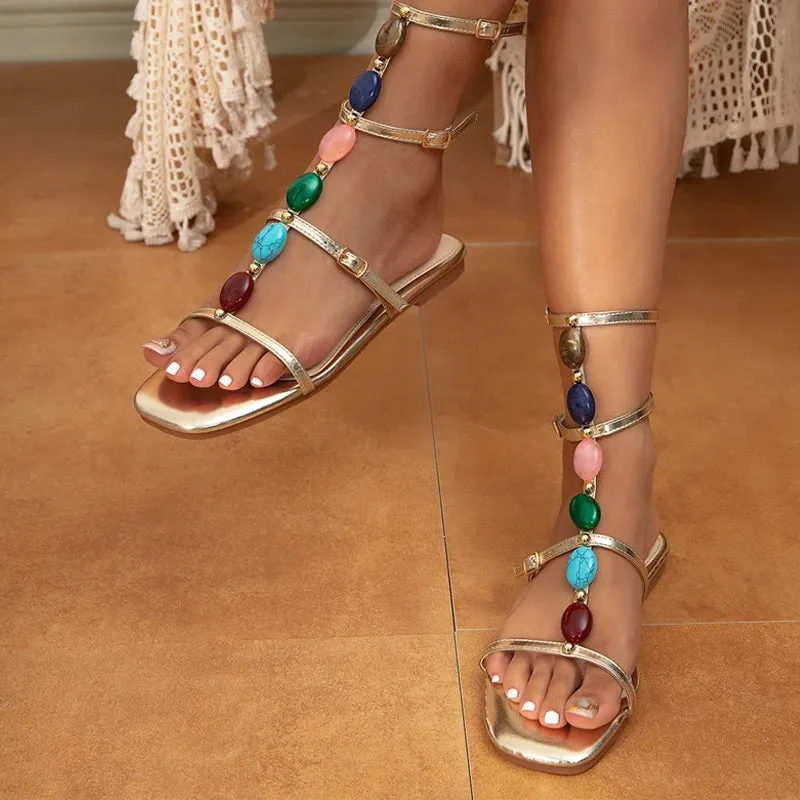 Nothing Like Me Bohemian Gladiator Sandals
