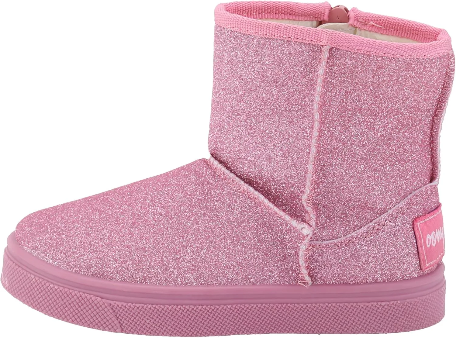 Oomphies Frost Kids' Cozy Boots with Faux Fur Lining and Side Zipper  Durable Microfiber Upper, Rubber Sole