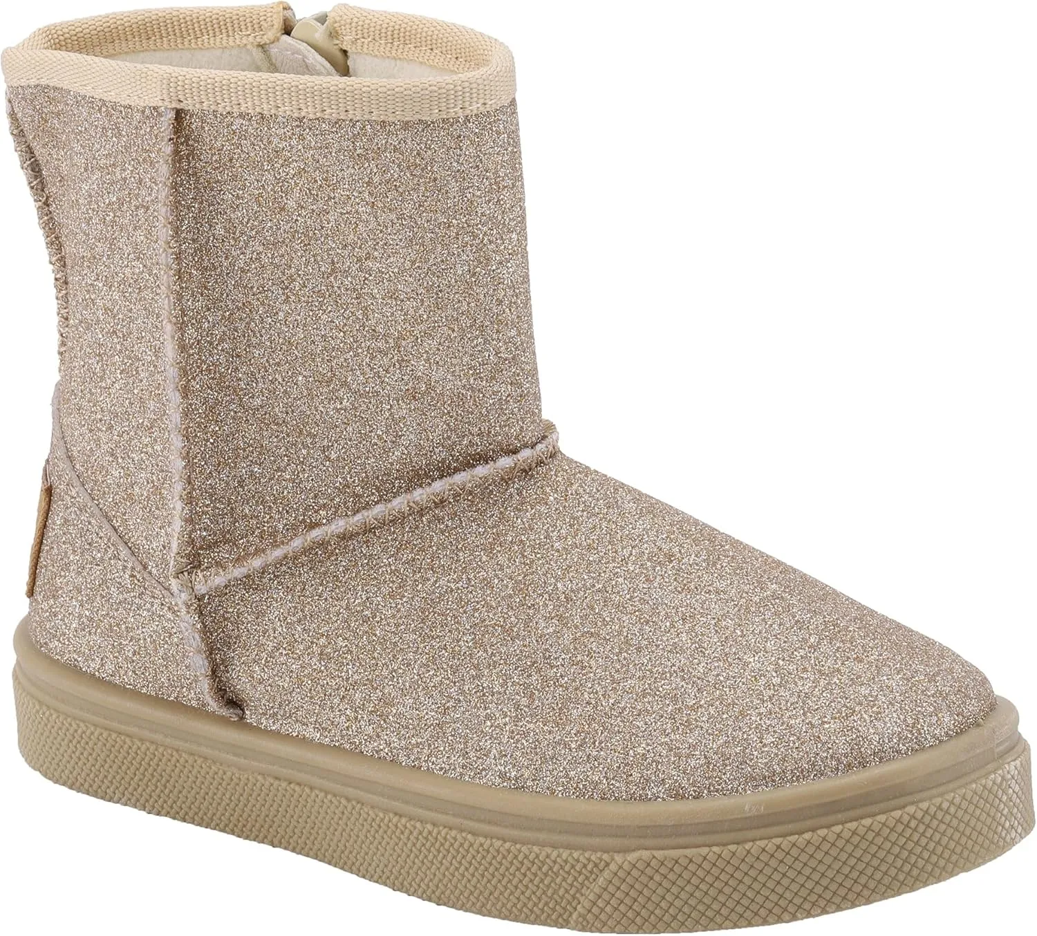 Oomphies Frost Kids' Cozy Boots with Faux Fur Lining and Side Zipper  Durable Microfiber Upper, Rubber Sole