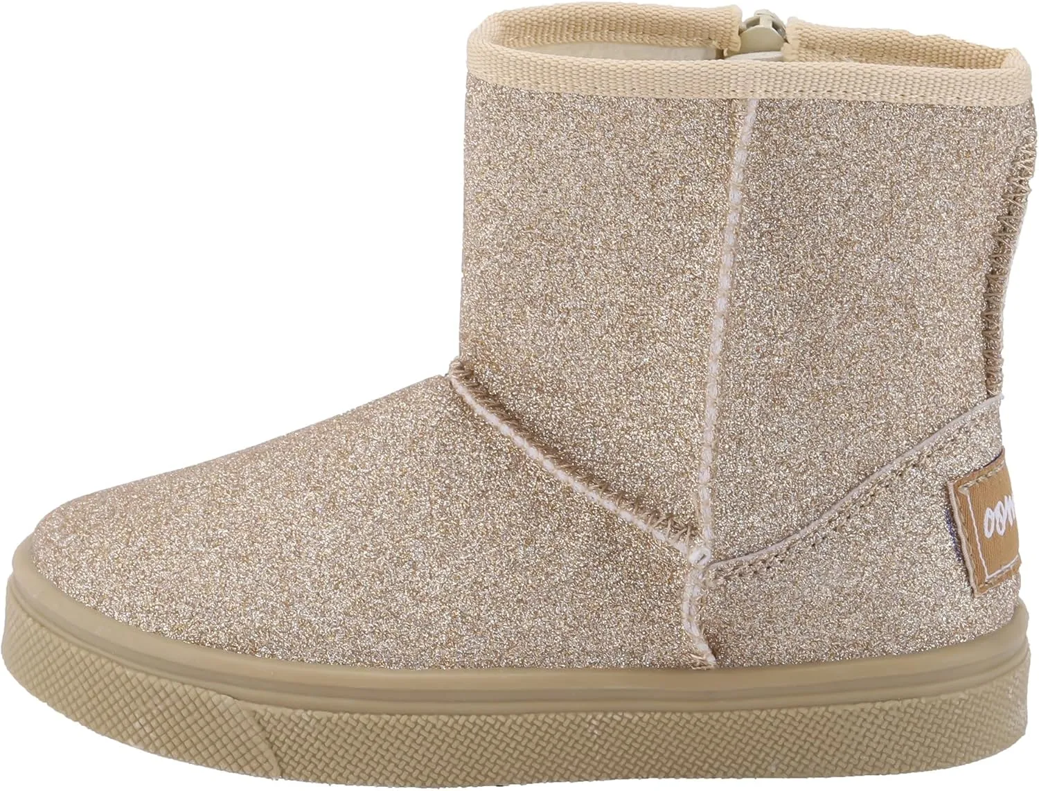Oomphies Frost Kids' Cozy Boots with Faux Fur Lining and Side Zipper  Durable Microfiber Upper, Rubber Sole