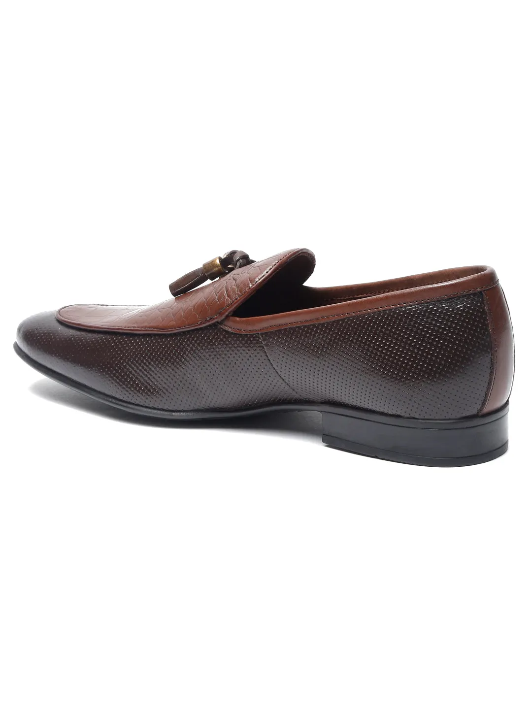 Pelle Albero Tan Penne Loafers for Men