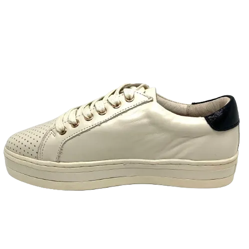 Pixie  -  Cream/Green/Black Sneakers