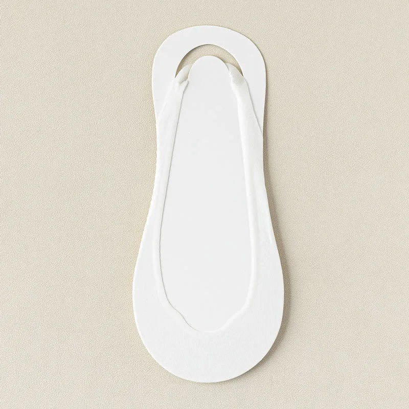 Plus Size Summer Padded Half No Show Socks(6 Pairs)