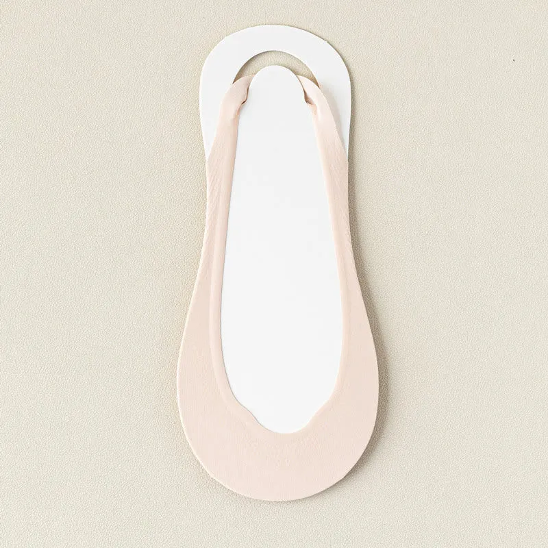 Plus Size Summer Padded Half No Show Socks(6 Pairs)