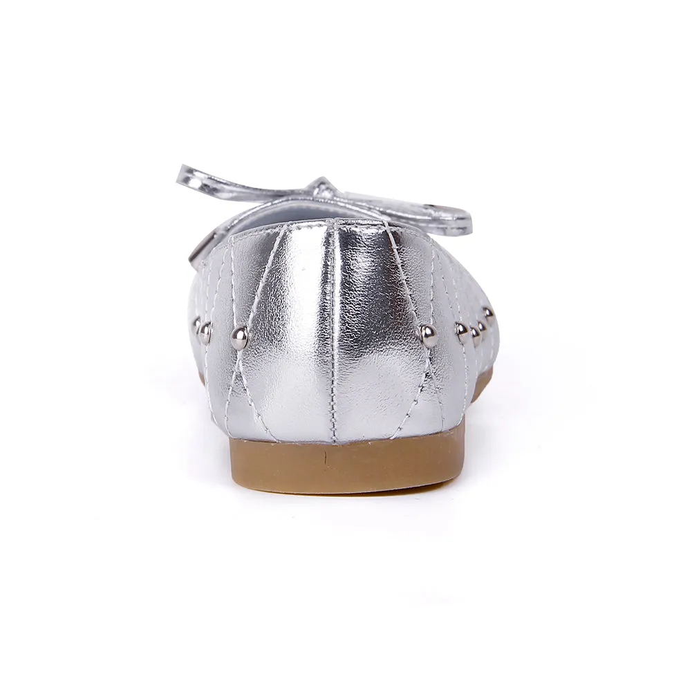Slip-on Mary Jane Dress Ballerina Ballet Flat with Rivet for Girl