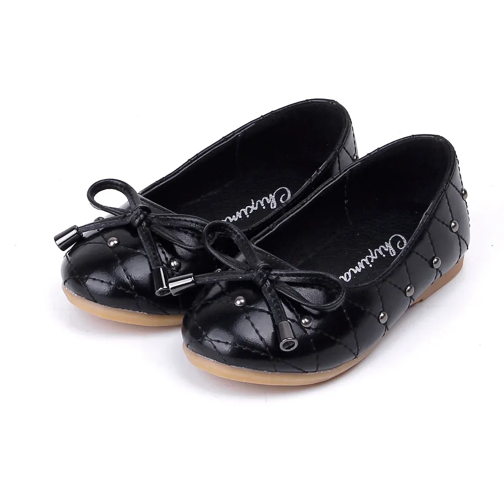Slip-on Mary Jane Dress Ballerina Ballet Flat with Rivet for Girl