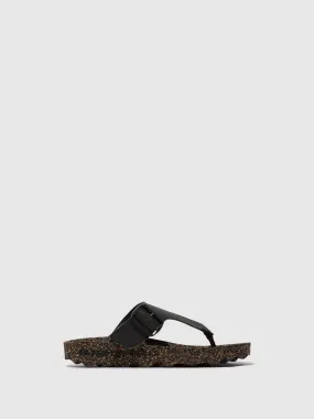 Slip-on Sandals FUSE Black