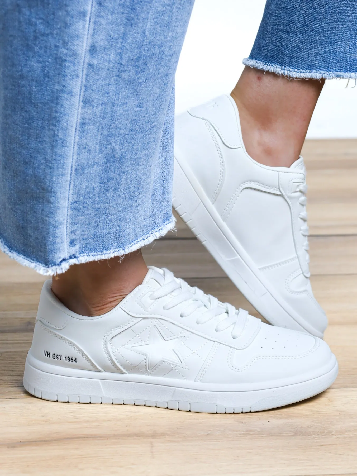 Stay On Course Monochrome Star Sneaker