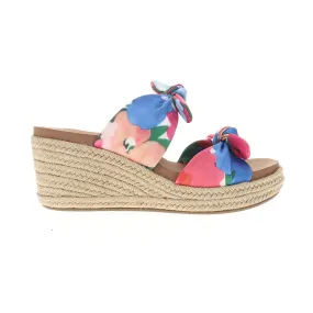 Tie The Knot Floral Wedge Sandals
