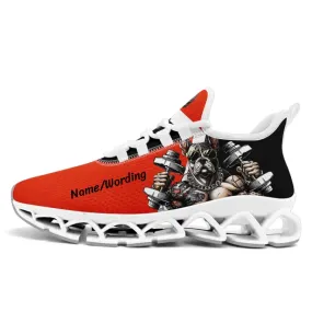 Unique Gift,Personalized Gothic Cloud Sneakers, Custom Skull Shoes, Breathable and Comfortable Shoes