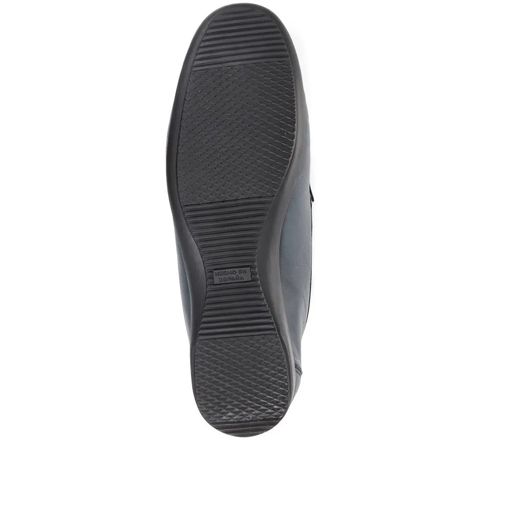 Wide-Fit Leather Loafers - CONT2400 / 309 091