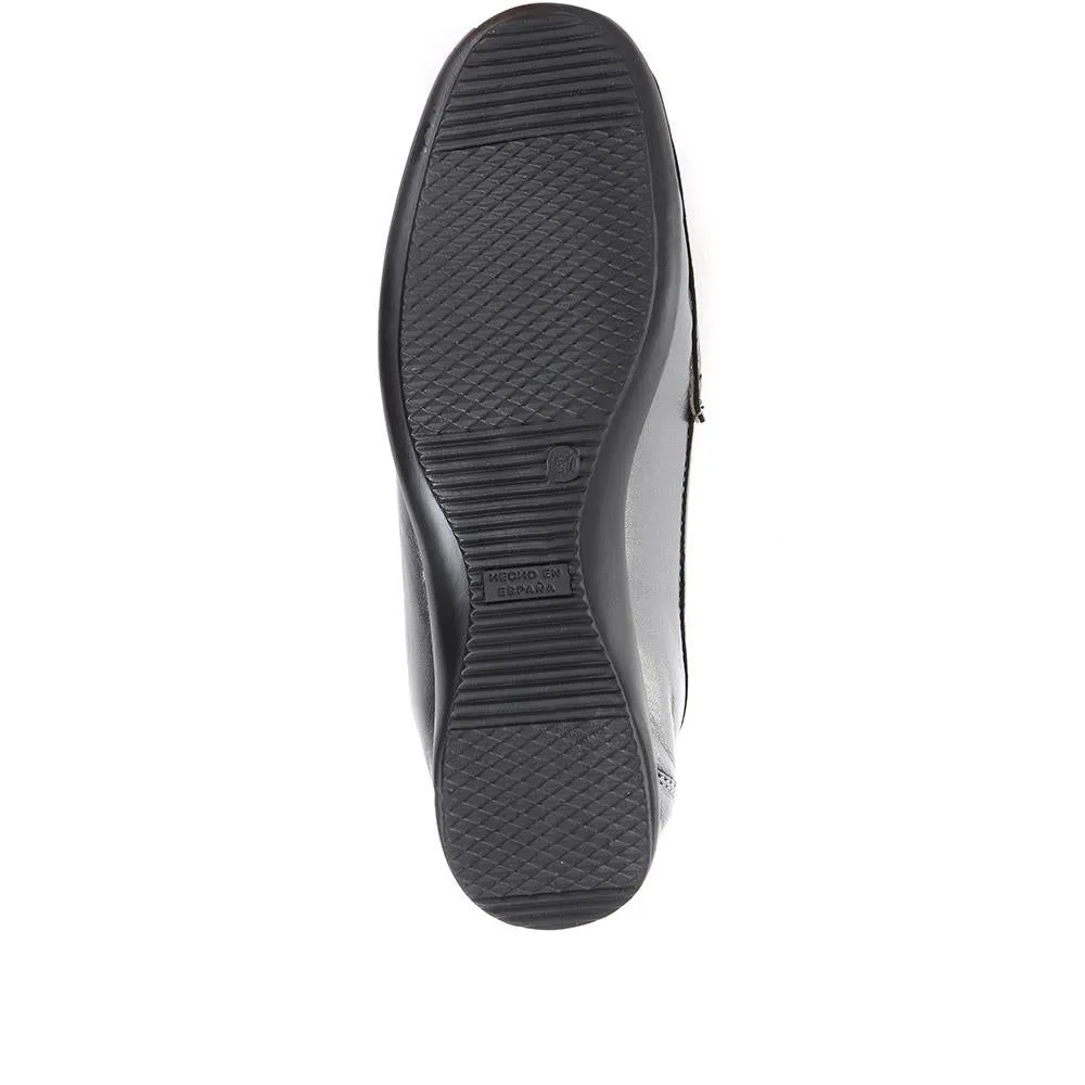 Wide-Fit Leather Loafers - CONT2400 / 309 091