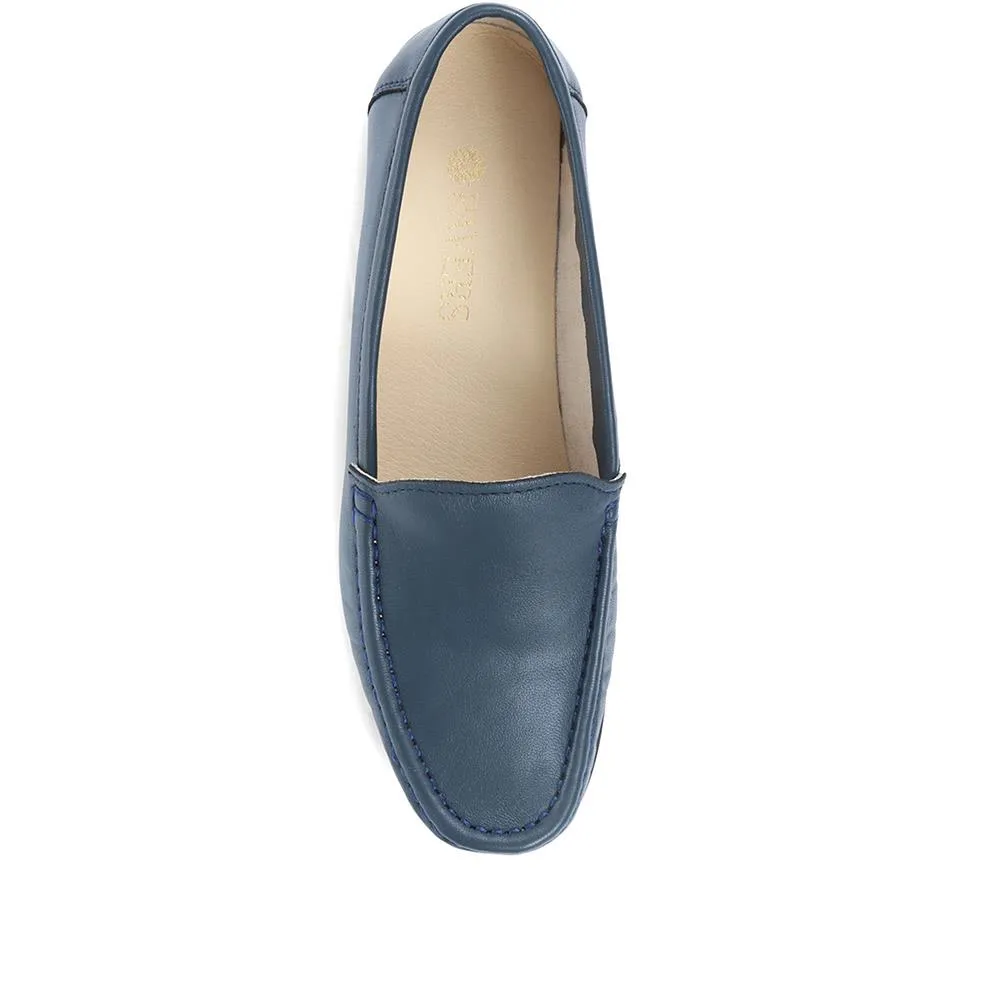 Wide-Fit Leather Loafers - CONT2400 / 309 091