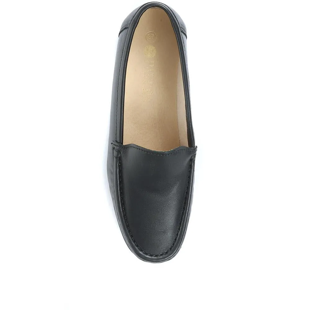 Wide-Fit Leather Loafers - CONT2400 / 309 091