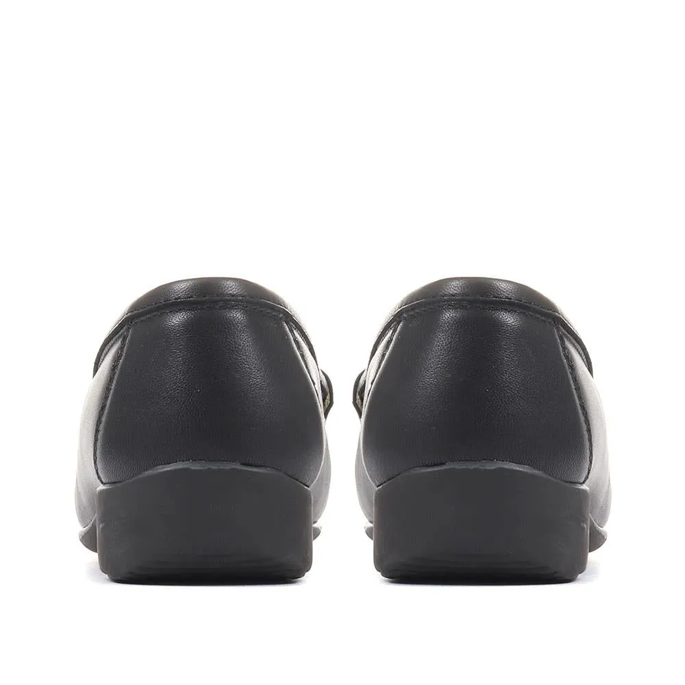 Wide-Fit Leather Loafers - CONT2400 / 309 091