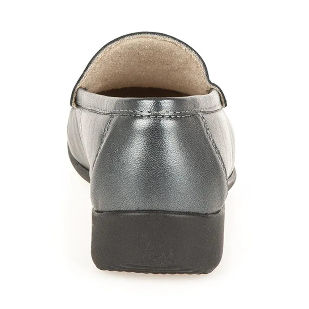 Wide-Fit Leather Loafers - CONT2400 / 309 091