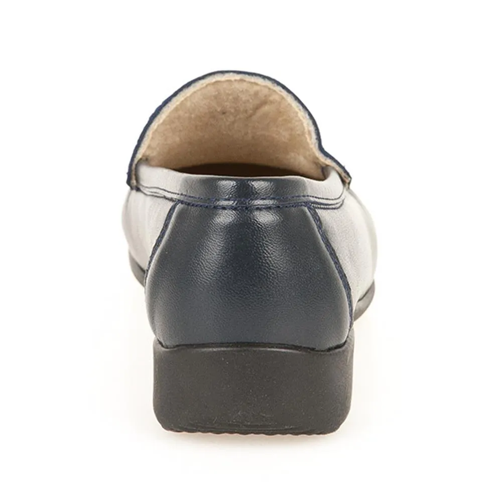 Wide-Fit Leather Loafers - CONT2400 / 309 091