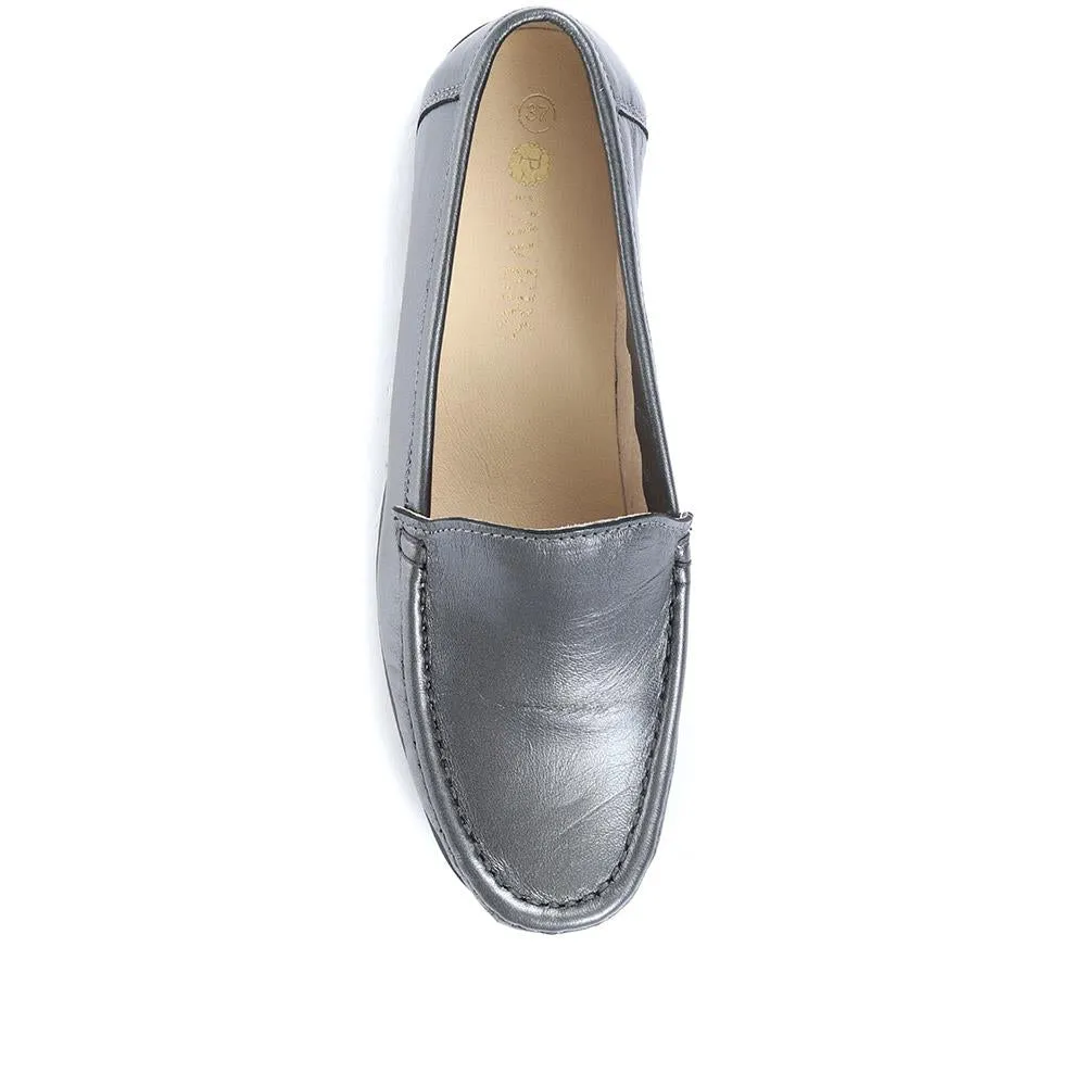 Wide-Fit Leather Loafers - CONT2400 / 309 091
