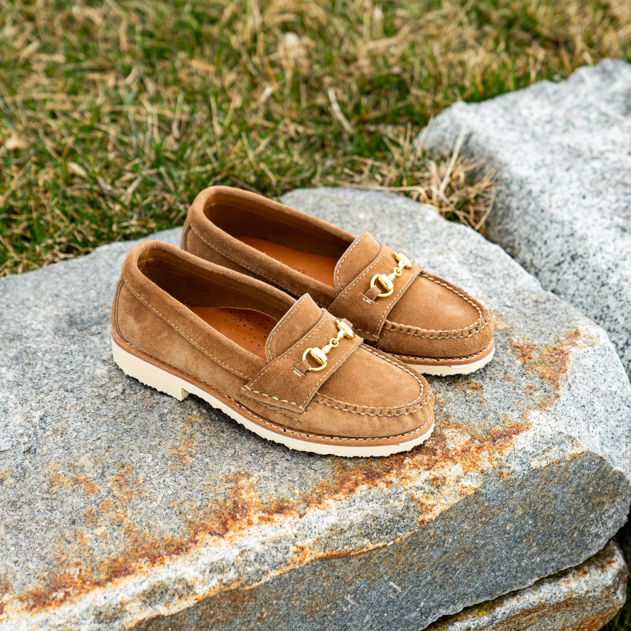 Women's Horsebit Loafer LH - Khaki Orion Fleshout