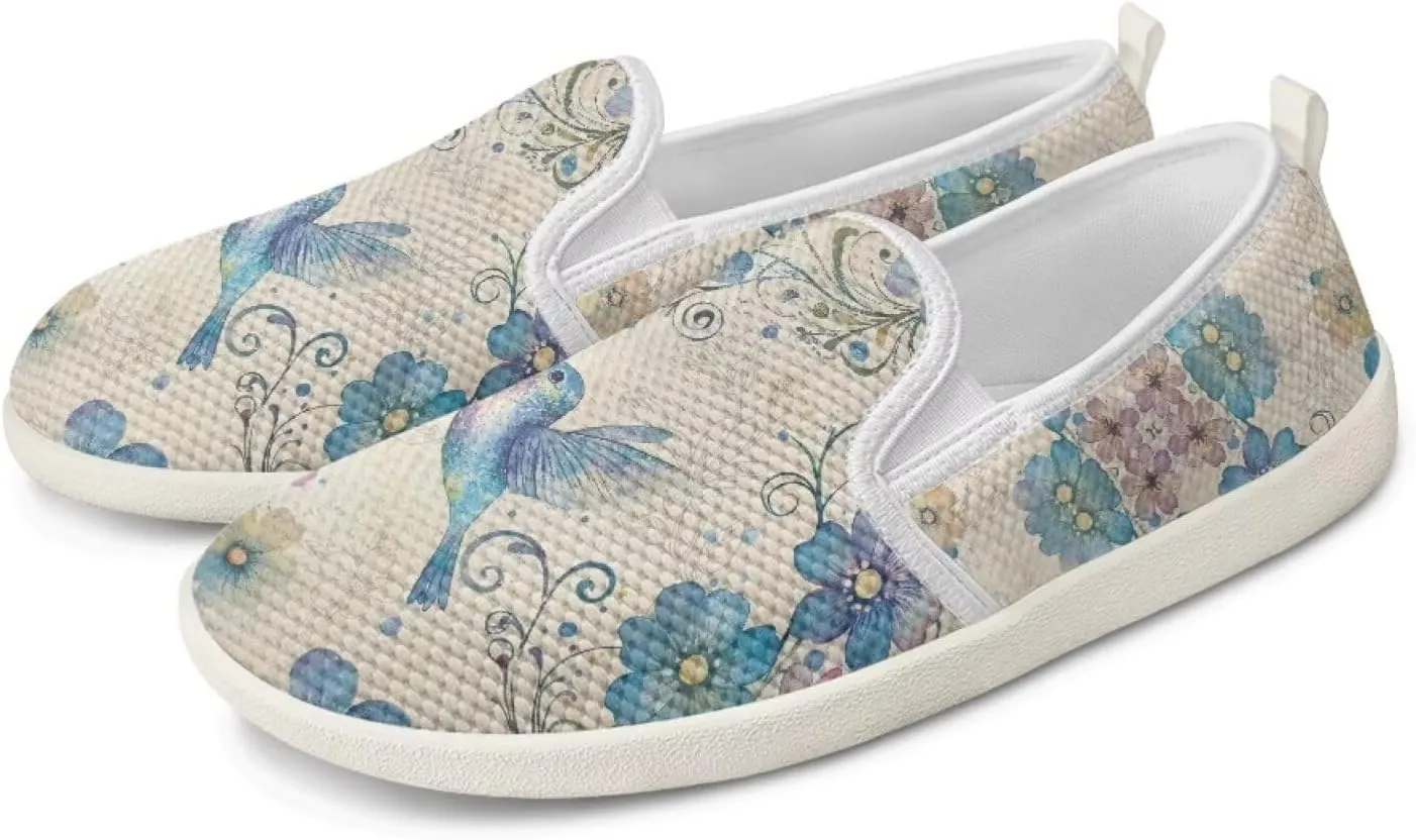 Women's Hummingbird Mesh Outdoor Flats Shoes Wedding Loafer Breathable Dress Work Business Shoes