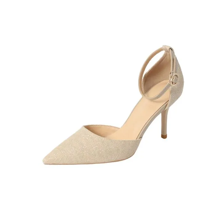 Women's Lace Upper Ankle Strap Sandals Freya