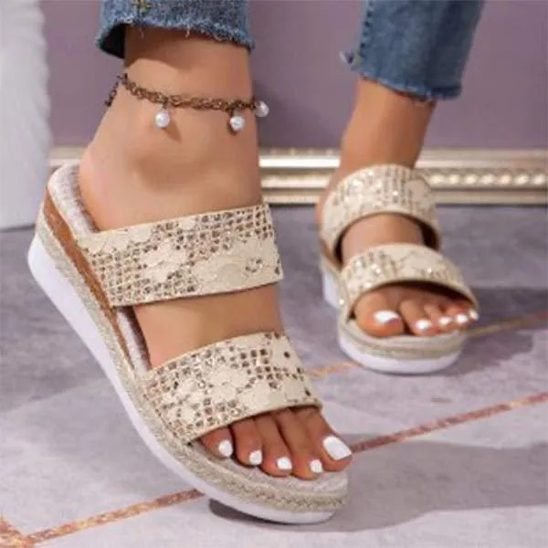 Women's Platform Wedge Sandals 31761919C