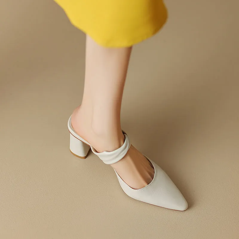 Zissy Block Heel Mules